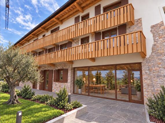 Bicamere con terrazzo primo ingresso